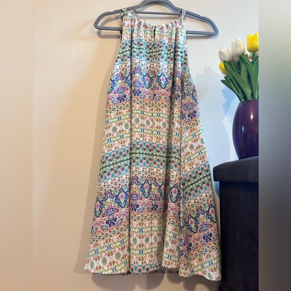 👗 Rachel Ashwell Summer Floral Sheath Dress - Size 10 🌸 - Picture 8 of 12